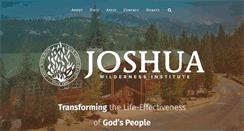 Desktop Screenshot of joshuawilderness.org